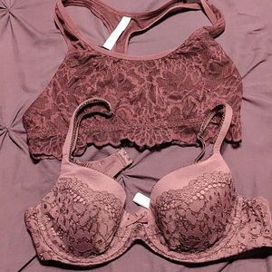36B Victoria's Secret bra & medium bra